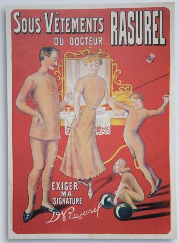 Affiche Vetement Rasurel