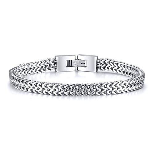 Foxtail ¿ Bracelet À Maillons En Acier Inoxydable Pour Homme, Bijoux, Style Français, Bileklik, Bali