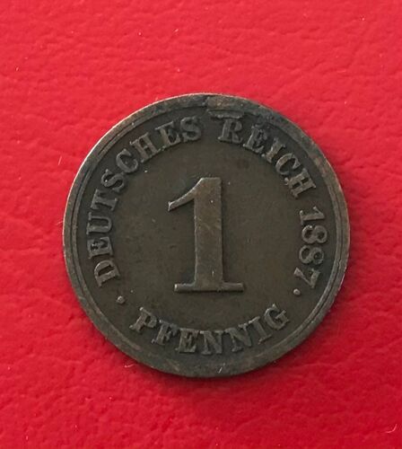 1 Pfennig - Wilhelm I - 1887 G - Allemagne