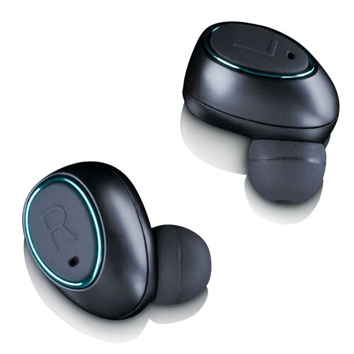 Oreillettes Bluetooth TWS IPX4 avec boîtier de chargement EPB-410BK Noir