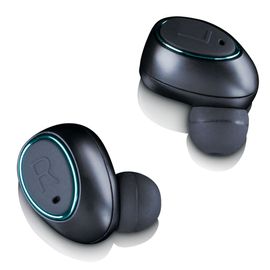 Oreillettes Bluetooth TWS IPX4 avec boîtier de chargement EPB-410BK Noir