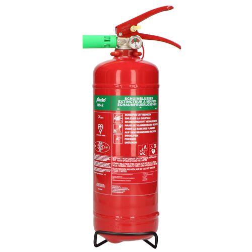 Extincteur à mousse 2 litre Alecto BS-2 Rouge