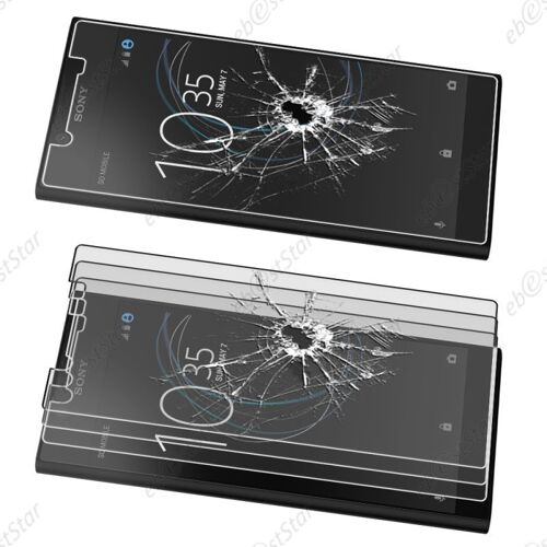 Ebeststar ®  X3 Verre Trempé Vitre Anti Casse Protecteur Écran Anti-Rayure Anti Choc Pour Sony Xperia L1, L1 Dual [Dimensions Precises De Votre Appareil : 151 X 74 X 8.7 Mm, Écran 5.5'']