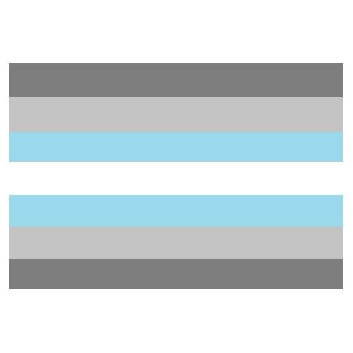 Bleu 90x150 Cm Demigirl  Drapeau De Fierté Pour Femmes, Bannière De Genre, Disponible En 3x5 Drapeau Haute Qualité ""Nipseyteko""