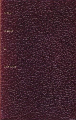 Les Pensées De Blaise Pascal