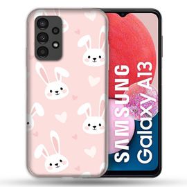 Coque Renforcée Pour Samsung Galaxy A13 4g Animal Lapin Rose