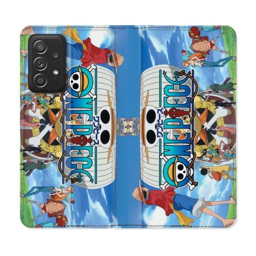 Housse Cuir Portefeuille Pour Samsung Galaxy A33 5g Manga One Piece Sunny