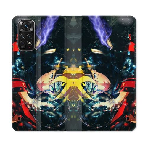 Housse Cuir Portefeuille Pour Xiaomi Redmi Note 11 / 11s Manga Boruto Eclair
