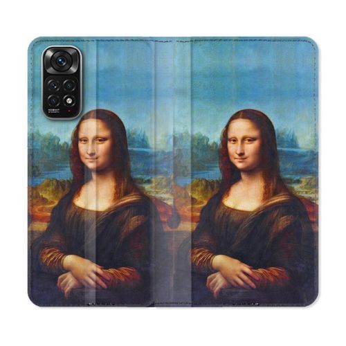 Housse Cuir Portefeuille Pour Xiaomi Redmi Note 11 / 11s Peinture Joconde