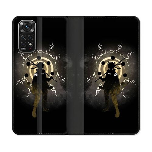 Housse Cuir Portefeuille Pour Xiaomi Redmi Note 11 / 11s Manga Naruto Sage