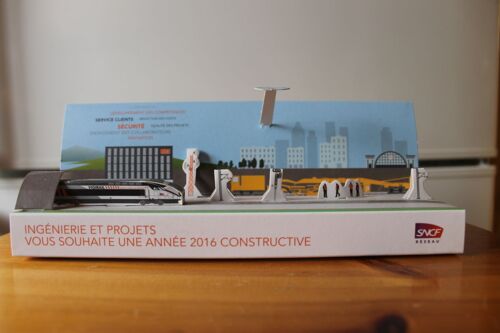 Sncf - Carte Maquette Voeux 2016