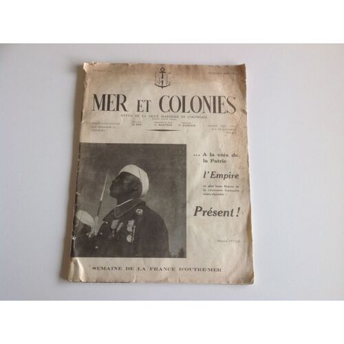 Mer Et Colonies Numero Special & Carte