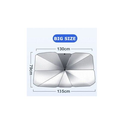 Big Size Pare-Soleil Pliable Voiture, Réflecteur De Protection, Adapté À La Plupart Des Véhicules Nipseyteko