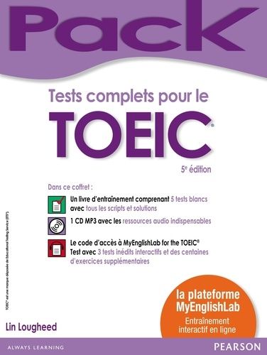 Pack Tests Complets Pour Le Toeic (1 Cd Audio)