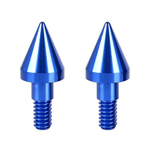 Blue-2pcs Picots De Pare-Chocs Avant Et Arrière, 2 Pièces, Protecteur De Collision, Cône Arrière En Aluminium, Pièces De Réglage, Mercedes Benz Smart Fortwo 2007  2015 Nipseyteko