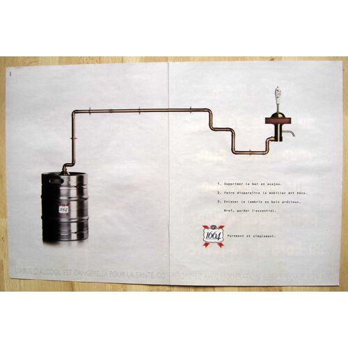 Publicité Papier - Bière 1664 De 1998
