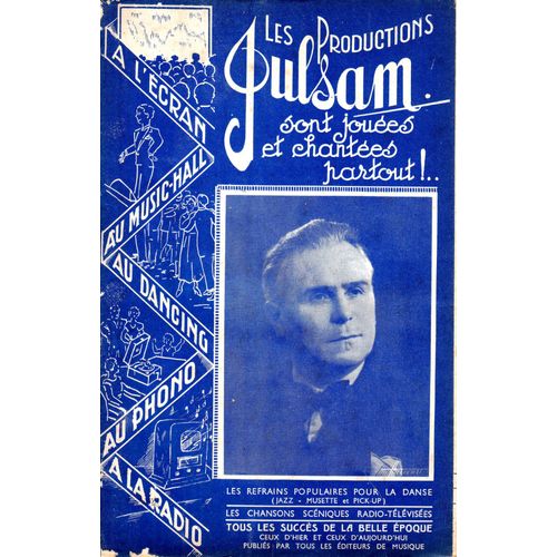 Partition Les Productions Julsam Répertoire Codini Julsam Polin Et Rimbault