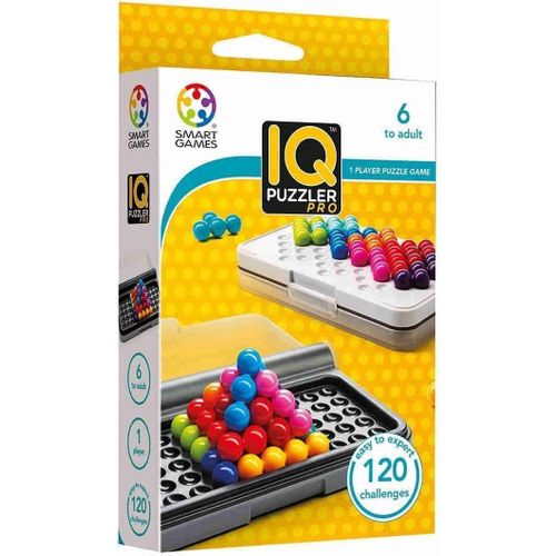 Hamiltion-Iq Puzzler Pro-Jeu Casse Tête-Jeu De Réflexion-120 Défis En 2d Et 3d-3 Modes De Jeu-Coffret Pour Les Voyages-1 Joueur-A Partir De 6 Ans