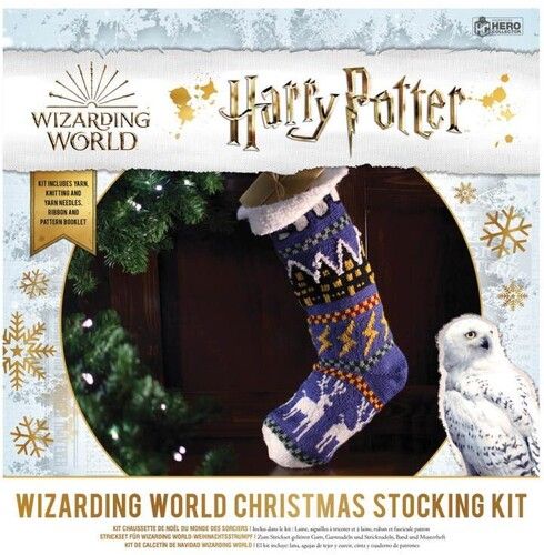 Eaglemoss - Wizarding World Of Harry Potter - Knit Kit - Hogwarts Christmas Stocking [Collectables] Figure, Collectible