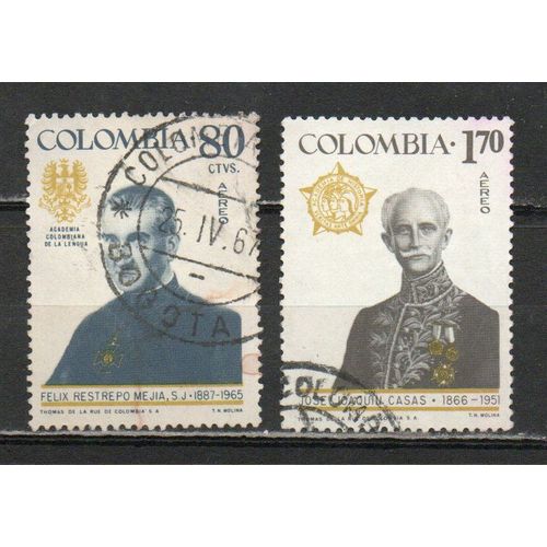 Timbre-Poste De Colombie