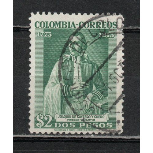 Timbre-Poste De Colombie