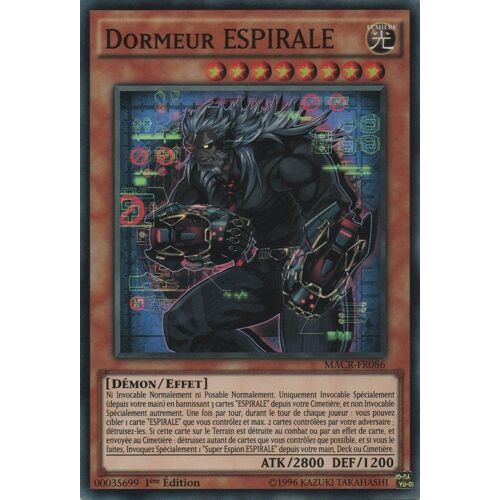 Yu-Gi-Oh! - Macr-Fr086 - Dormeur Espirale