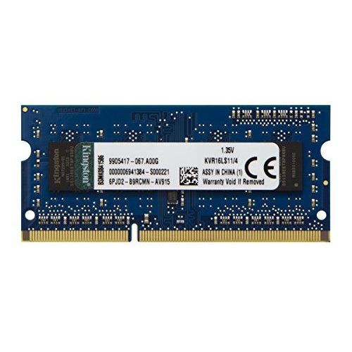 Kingston Technology - ValueRAM KVR16LS11/4 - Mémoire RAM 4Go 1600MHz DDR3L