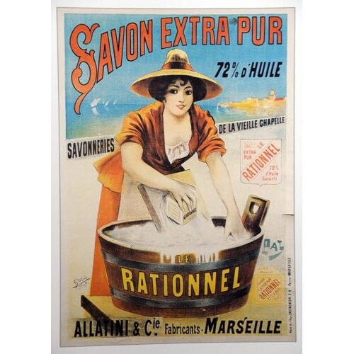 Affiche Savon Marseille