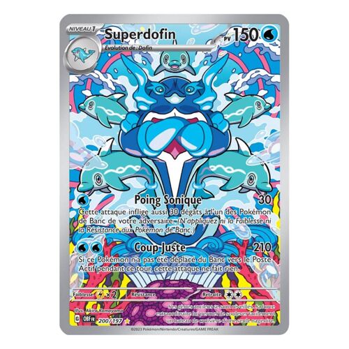 Carte Pokémon - Superdofin - Flammes Obsidiennes - 200/197