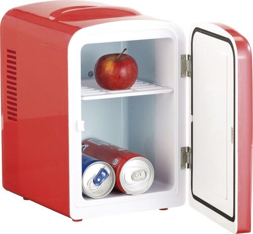 Mini Réfrigérateur 2 En 1 Avec Prise 12 / 230 V - Rouge