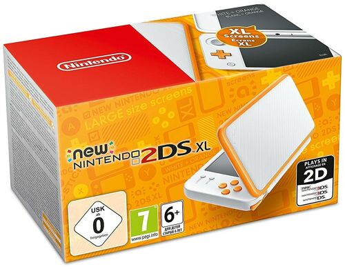New Nintendo 2DS XL Blanc + Orange