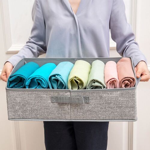 Organisateur de vêtements multifonctions, 1 pièce, gain de place avec poignée, conteneur d'articles divers, produit ménager Non tissé