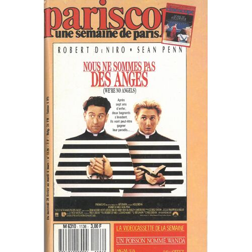 Pariscope - Une Semaine De Paris N° 1136 : Du Mercredi 28 Février Au Mardi 6 Mars 1990