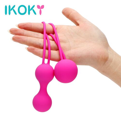 Boule De Kegel En Silicone Pièces/Ensemble, Boule Ben Wa, Massage Vaginal, Vibrateur, Geisha, Exercice De Serrage Du Vagin