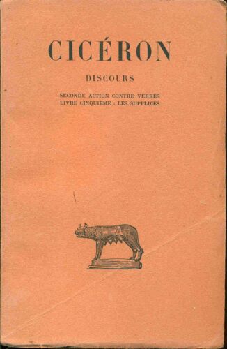 Discours. Seconde Action Contre Verrès . Tome Vi .Livre Cinquième : Les Supplices