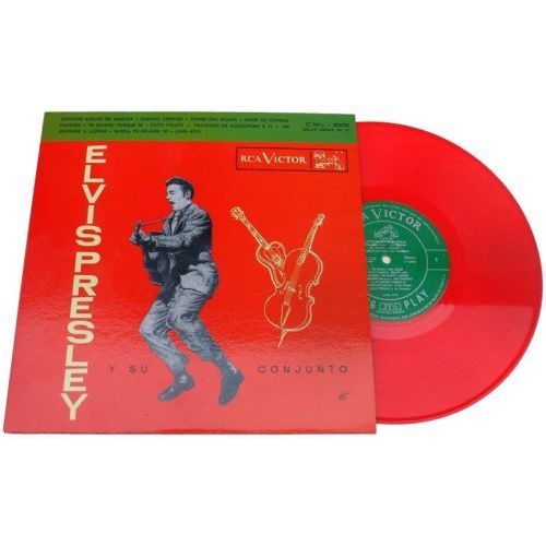 25 Cm 33 Tours Red Vinyl Rouge Elvis Y Su Conjunto Limited