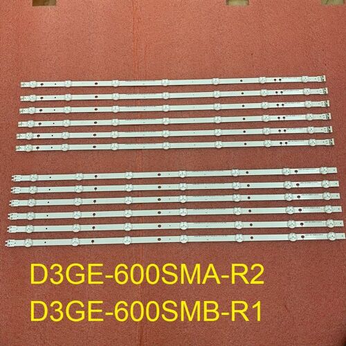 Bande de rétroéclairage LED, 12 pièces, pour Samsung UN60H6153 UN60H6203 UN60H6103 UN60J6200 UN60EH6003 Nipseyteko