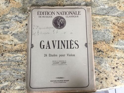 24 Études Pour Violon