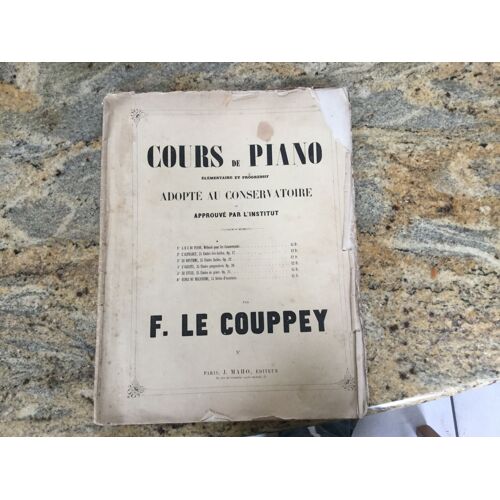 Cours De Piano Élémentaire Et Progressif