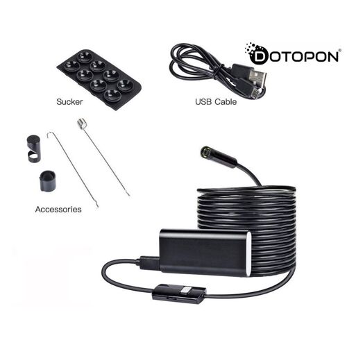 Endoscope WIFI 2 M 5.5mm - Inspection Micro Caméra pour Android IOS