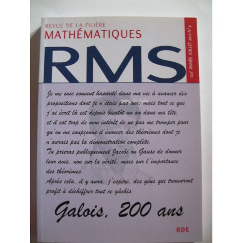 Rms Juillet 2012 N°4 Le Théorème De Polya