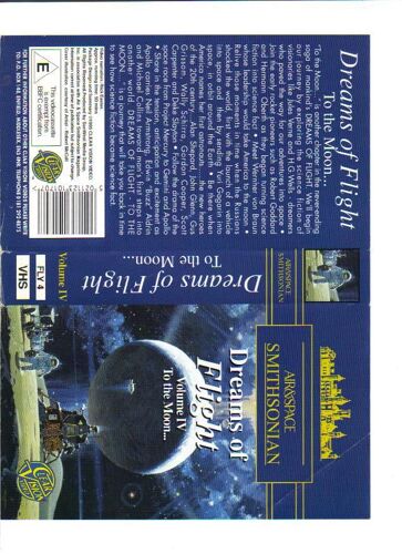 Jaquette Vhs Dreams Of Flight Vol 4 To The Moon