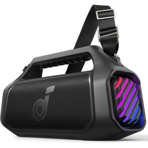 Hamiltion-Boom 2 Plus Enceinte Bluetooth Puissante, 140W, 2+2 Canaux Stéréo, Bassup 2.0,Charge Rapide 30W, 20H, Ipx7, Lumières Rgb, Usb-C, Pour L'Extérieur, Le Camping, La Plage Et Le Jardin