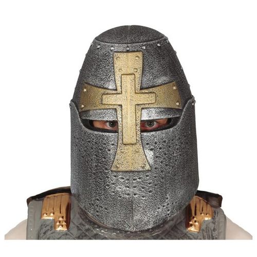 Croix D'argent Casque Médiéval