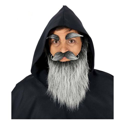 Barbe Avec Moustache Et Sourcil Gris