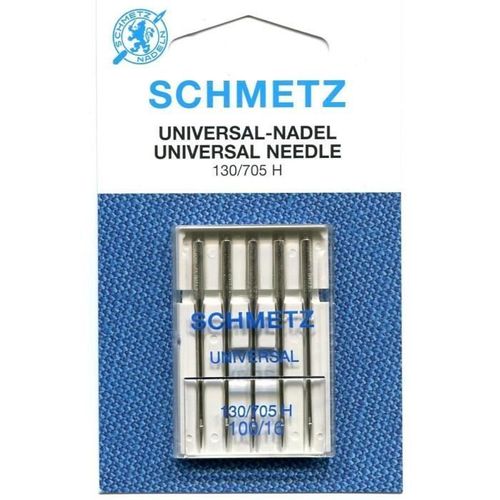 Schmetz 5 aiguilles universelles pour machine à coudre 130/705 size 100/16