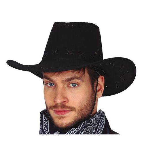 Brun Foncé Chapeau De Cowboy Simil-Piel