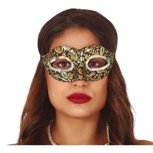 Masque Classique Noir Et Or (Taille Unique Adulte)