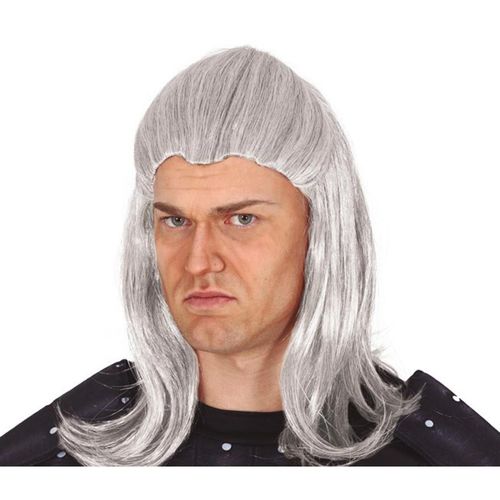 Démoniste Guerrier Gris Perruque