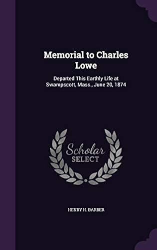 Memorial To Charles Lowe